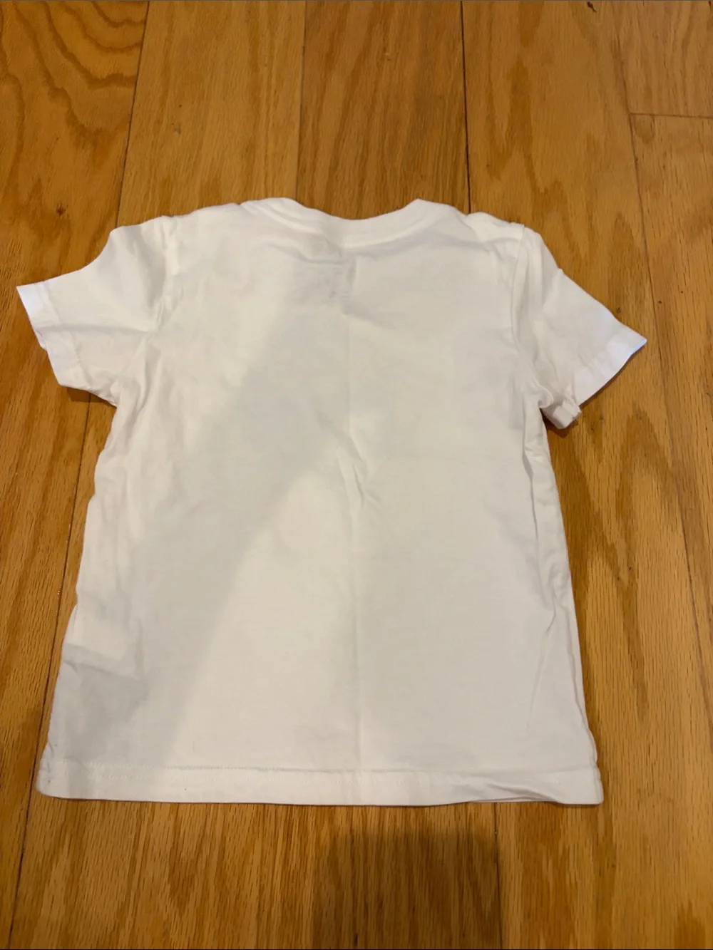 adidas White Tee with Patriotic Eagle Graphic